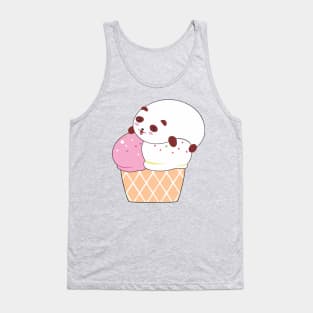 Kawaii Cute Silly Fat Panda Tank Top